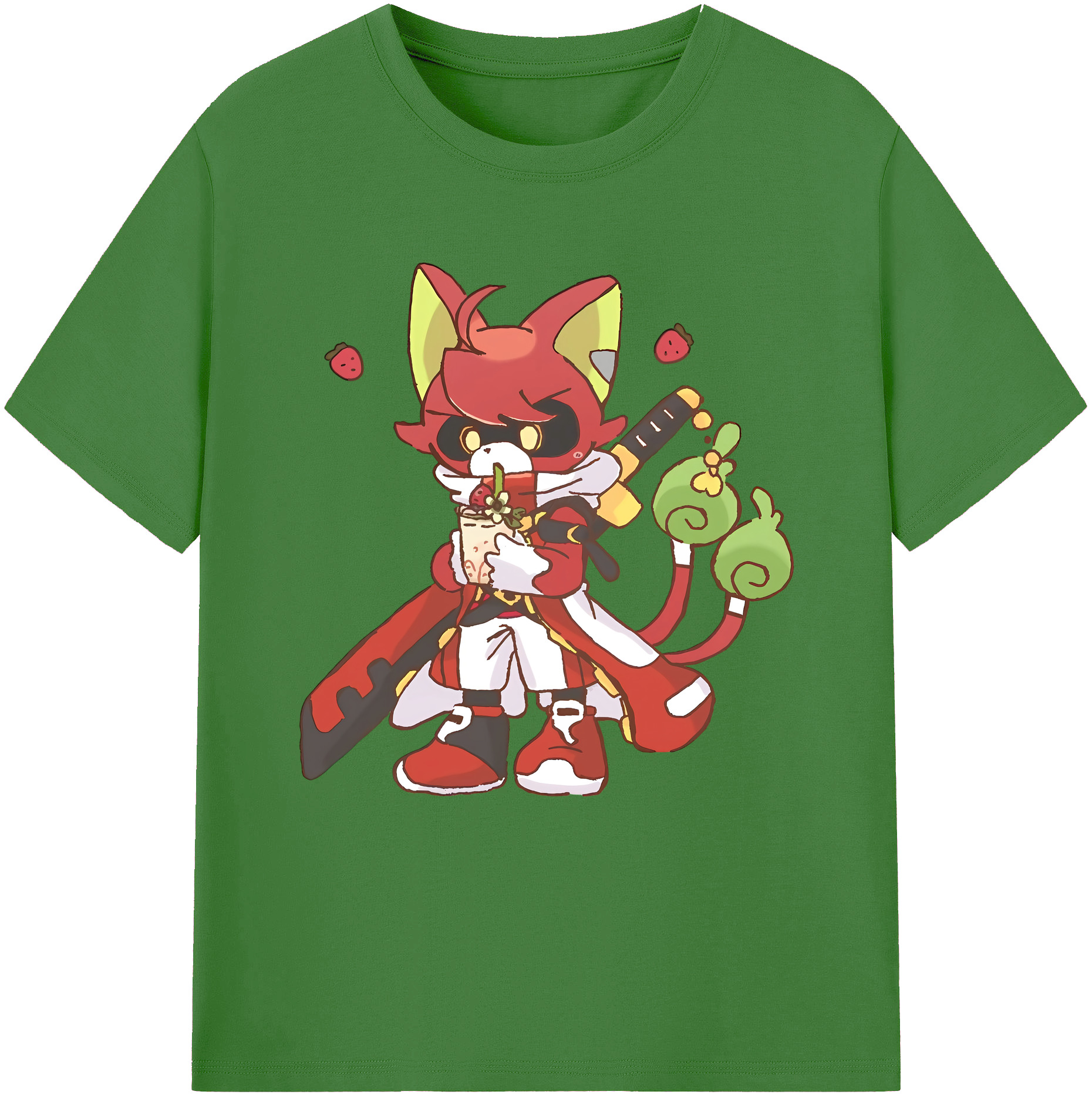 （画像用） 妖怪ウォッチ Yo-kai Watch レディースカジュアルプリントTシャツ（綿100％）